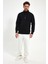 Yüksek Yaka Yarım Fermuarlı Basic Sweatshirt 5