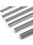 120 Pcs Spiral Bağlama Bobinleri Plastik Bağlayıcı Bağlama Spiralleri Halkalar Çok Boyutlu Spiral Bağlama Tel Taraklar, 4:1 Pitch (Yurt Dışından) 1