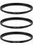 3x 72MM-77MM Kamera Lens Filtresi Siyah Metal Adaptör Halkası (Yurt Dışından) 1