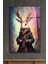 Jackalope Dekoratif Cam Tablo 1