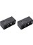 2x Poe Splitter Poe Enjektör RJ45 Dc 5.5mm x 2.1mm Giriş Pasif Poe Enjektör Splitter Adaptör Konnektörü (Siyah) (Yurt Dışından) 1
