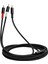2x Rca Y Adaptör Kablosu Subwoofer Y Kablosu 1x Rca - 2x Rac Ses Kablosu 1 Rca - 2 Rca Güç Amplifikatörü Ses Kablosu, 3 Metre (Yurt Dışından) 1