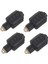 4x Mini Optik Ses Adaptörü 3.5 mm Dişi Amplifikatör Için Dijital Toslink Erkek Fişi (Yurt Dışından) 1