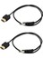 2x 1.4 Erkek - USB 2.0 Fiş Adaptörü Konnektörü Şarj Aleti Dönüştürücü Kablosu (Yurt Dışından) 1
