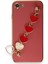 Iphone 8 Kılıf Esila Silikon - Kırmızı 300099 2
