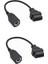 2 Adet Obd2 Kablosu 3pin Obd1 Adaptörü Obd2 Obdıı 3 Pin 16 Pin Konnektör Uyumlu Teşhis Aracı (Yurt Dışından) 1