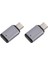 2x 5A Manyetik Adaptör USB C Erkek Kadın 100 W Pd Hızlı Şarj Mıknatısı USB C Veri Adaptörü Otg Konektörü, Düz (Yurt Dışından) 1