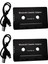 2x Evrensel Kaset Bluetooth 5.0 Ses Araba Bant Aux Stereo Adaptörü Telefon Için Mic ile Mp3 Aux Kablosu CD Çalar (Yurt Dışından) 1
