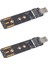 2x M.2 Nvme SSD Usb3.2 Gen2 10 Gbps Adaptör M.2 Nvme SSD Adaptörü 2230 2242 2260 2280 Nvme M.2 SSD RTL9210B (Yurt Dışından) 1