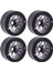 4pcs 1.9 Inç Metal Beadlock Tekerlek Göbeği 1/10 Rc Paletli Araba Trx4 Eksenel SCX10 Redcat Gen8, Gri 14 (Yurt Dışından) 6