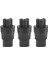 3x Iec 320 C5 3-Pin Dişi - C8 2-Pin Erkek Fiş Dönüştürücü Güç Kaynağı Adaptörü (Yurt Dışından) 1
