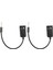 Adet 3.5mm Stereo Ses Dağıtıcı Kablosu Erkek Kulaklık Kulaklık + Mikrofon Adaptörü Çiftler Dönüş Kablo Demeti Konnektörü (Yurt Dışından) 1