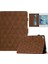 iPad Mini / Mini 2 / Mini 3 / Mini 4 / Mini (2019) 7.9 Deri Kasa Standı Elmas Doku Tablet Kapağı (Yurt Dışından) 1