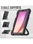 Lenovo Tab M9 / Lenovo K9 Kickstand Case Pc+Silikon Tablet Kapak Kayış (Yurt Dışından) 5