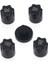 4pcs Metal Somunlu Jant Şapka Şapkası, Siyah (Yurt Dışından) 1