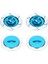 4 Adet Fren Diski Metal 12MM Rc 1/10 Araba Sinek Balık Uck Mavi (Yurt Dışından) 1