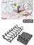 Tencere Kapak Tutucu & Kepçe Kaşık Altlığı ve Tabaklık Kurutmalık Tabak Organizer 2’li Set 1