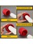 Pvc Pah Aleti-2 x Boru Raybaları-Kırmızı ve Siyah (Yurt Dışından) 3