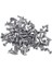 Takım Çile Mandalı Metal Çile Mandalı Kilit Pencere Dolabı Için Sürgülü Kapı Kilidi Montaj ve 100X Paslanmaz Çelik Düz Kafa Phillips Kendinden Vuran Vida 12X3MM Gümüş (Yurt Dışından) 3
