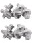 5 Parça 1/4 Inç Erkek - 1/4 Inç Erkek Metal Dişli Vida Adaptörü (Yurt Dışından) 3
