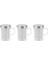 3x 500 ml Isıya Dayanıklı Cam Çay Demlik Kupa Paslanmaz Çelik Kapaklı Kahve Fincanı Bardak Mutfak Isıya Dayanıklı (Yurt Dışından) 1