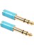 2x 6.5mm 6.35MM 1/4 Inç Erkek - 3.5mm 1/8 Inç Kadın Stereo Kulaklık Aux Kablosu Ses Adaptör Fişi (Yurt Dışından) 1