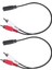 2 Adet 3.5 mm Stereo Dişi 2 Rca Erkek Av Kablosu Yardımcı Ses Adaptör Teli (Yurt Dışından) 1