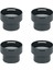 4 Adet 75MM Ila 60MM Park Isıtıcısı Kanal R Konnektörü Havalı Isıtıcı Kanal Borusu R Adaptör Dönüştürücü (Yurt Dışından) 1