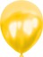 12 Inç Metalik Balon 25'li Sarı 1