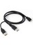 A Mikro USB B 3.0 Y Kablosu Taşıma Sabit Sürücü Kablosu Siyah (Yurt Dışından) 1
