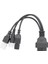 3pin / 4pin 6pin Obd Kablosu Için Obd2 3'ü 1 Arada Fiş Adaptörü (Yurt Dışından) 1