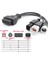 3pin / 4pin 6pin Obd Kablosu Için Obd2 3'ü 1 Arada Fiş Adaptörü (Yurt Dışından) 3
