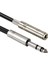 6.35MM 1/4 Inç Stereo Jak Ayırıcı Çift Soketli Fiş (Yurt Dışından) 2