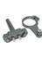Cnc Motosiklet Direksiyon Amortisör Sabitleyici Montaj Braketi Yzf R15 V3 R15 V3 2017 2018 2019 2020 Titanyum (Yurt Dışından) 1
