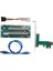 Pcı Express - Çift Pcı Adaptör Kartı Pcıe X1 - Yönlendirici Çekici 2 Pcı Yuvası Yükseltici Kart 2.5gbps Destek Penceresi Linux (Yurt Dışından) 4