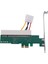 Pcı-Express - Pcı Adaptör Kartı Pcı-E X1/X4/X8/X16 Yuvası, 4 Pinli Güç Kablosu Kartı ile (Yurt Dışından) 2