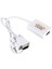 VGA Hdtv Dönüştürücü Adaptör Kablosu Full Hd 1080 P Ses Çıkışı ile Pc Dizüstü Bilgisayar Için Hdtv Projektör Için VGA Hd Adaptörü (Yurt Dışından) 4
