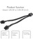 Adet Gpu Pcıe 8 Pin Dişi Çift 2x 8 Pin (6+2) Erkek Pcı Express Güç Adaptörü Örgülü Y-Splitter Uzatma Kablosu, 20 cm (Yurt Dışından) 3