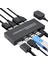 Kvm Switch, 2 Bilgisayar Paylaşımlı Klavye Fare Yazıcı ve Ultra Hd Monitör Için 4K@60Hz Dp USB Switcher (Yurt Dışından) 2