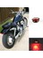 Chopper Cruiser Sokak Bisikleti Için Plaka Tutuculu Motosiklet Kuyruk Lambası (Yurt Dışından) 5