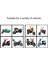 H6 BA20D Motosiklet Mini LED Prctor Ampuller Çift Renk Atv E-Bisikletler (Yurt Dışından) 3