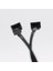 1 Ila 2 Yollu Örgülü Kablo Y Ayırıcı 3/4 Pin Pwm Pc Fan Adaptör Kablosu (Yurt Dışından) 5