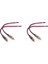 Rca Fiş Adaptörüne Hoparlör Kabloları, 2 Kanallı (1 Ayak) (Yurt Dışından) 1