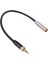 Ses Mikrofon Kablosu Iç Dişli 3.5 mm Erkek Mını Xlr 3pın Adaptör Kablosu Slr Kamera Için Ses Kablosu (Yurt Dışından) 1
