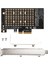 Pcie M2/m.2 Adaptörü M.2 Ngff Masaüstü Pcie X4 X8 X16 Nvme Sata Çift SSD Pci Express Adaptör Kartı (Yurt Dışından) 3