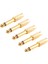 5x Altın Kaplama 6.35MM 1/4 Inç Erkek Mono Fiş 6.5mm Jack Ses Fişi (Yurt Dışından) 2