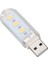 Taşınabilir Mini USB 3 LED Gün Işığı Lamba 5730 Smd Stick LED 2
