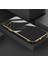 Samsung Galaxy A05S Kılıf Kamera Korumalı Parlak Gold Kenarlı Altın Işlemeli Şeritli Yumuşak Silikon Bark Kapak 1