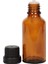 Spain 20 Adet 20 ml Medikal Kahverengi Boş Kehribar(Amber) Cam Şişe ( İçten Damlalıklı 20 cc ) 2