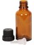 Spain 20 Adet 20 ml Medikal Kahverengi Boş Kehribar(Amber) Cam Şişe ( İçten Damlalıklı 20 cc ) 3